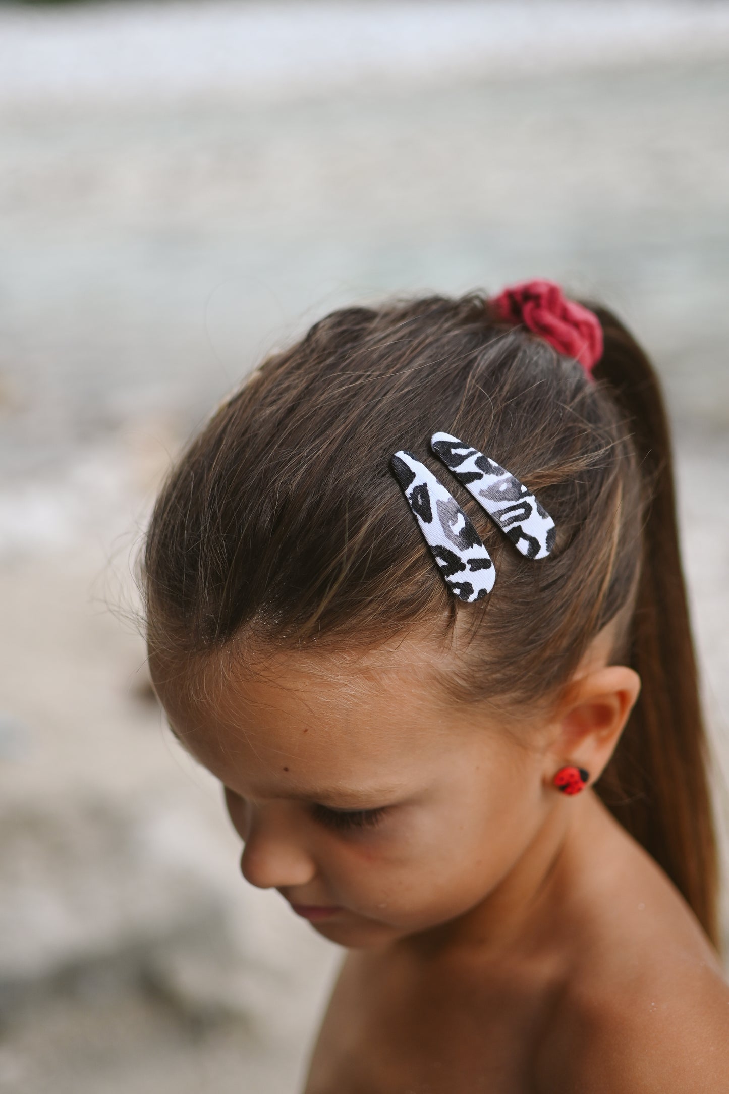 Špangice Black animal print