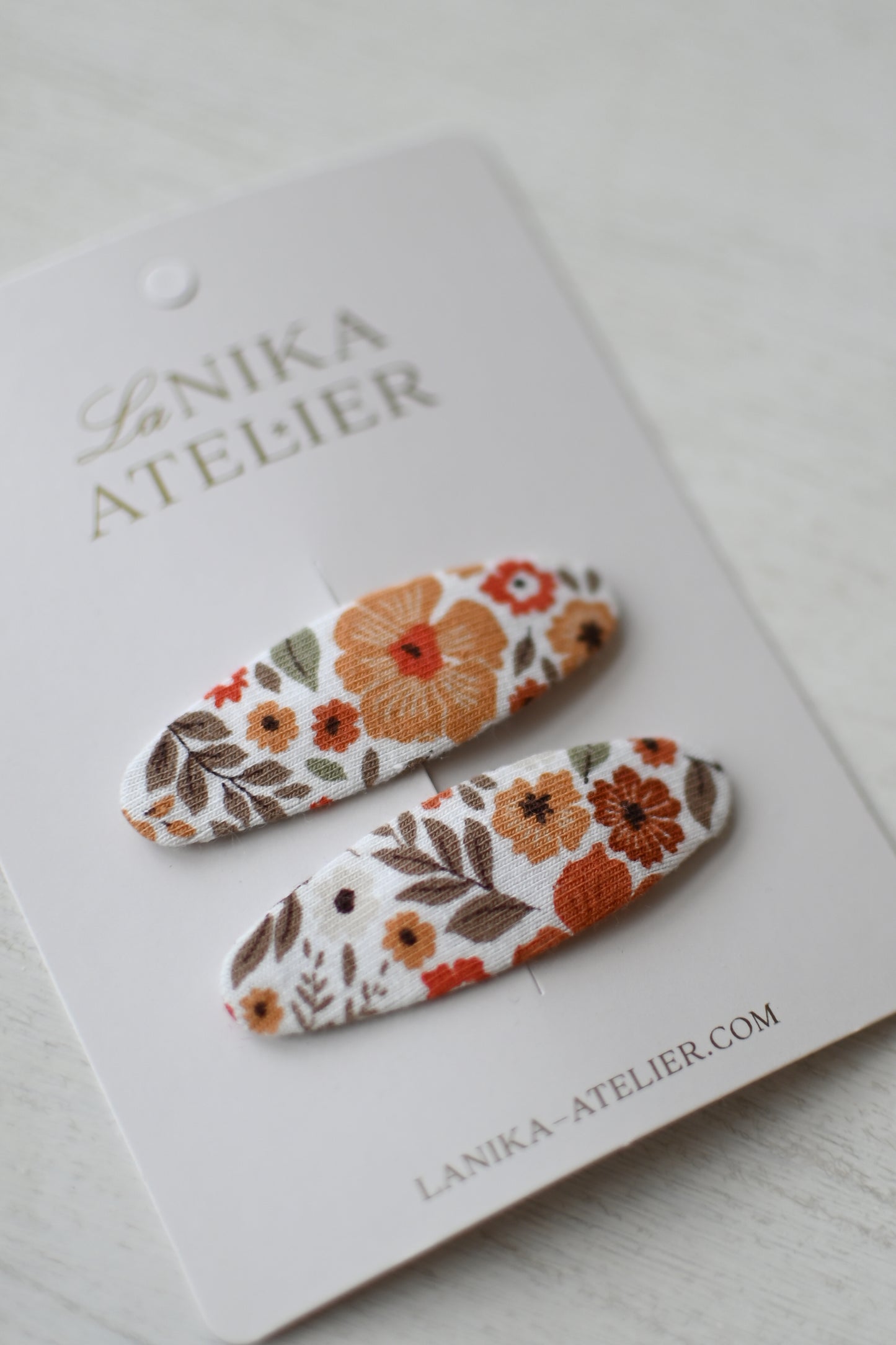 Oval špangice boho flowers