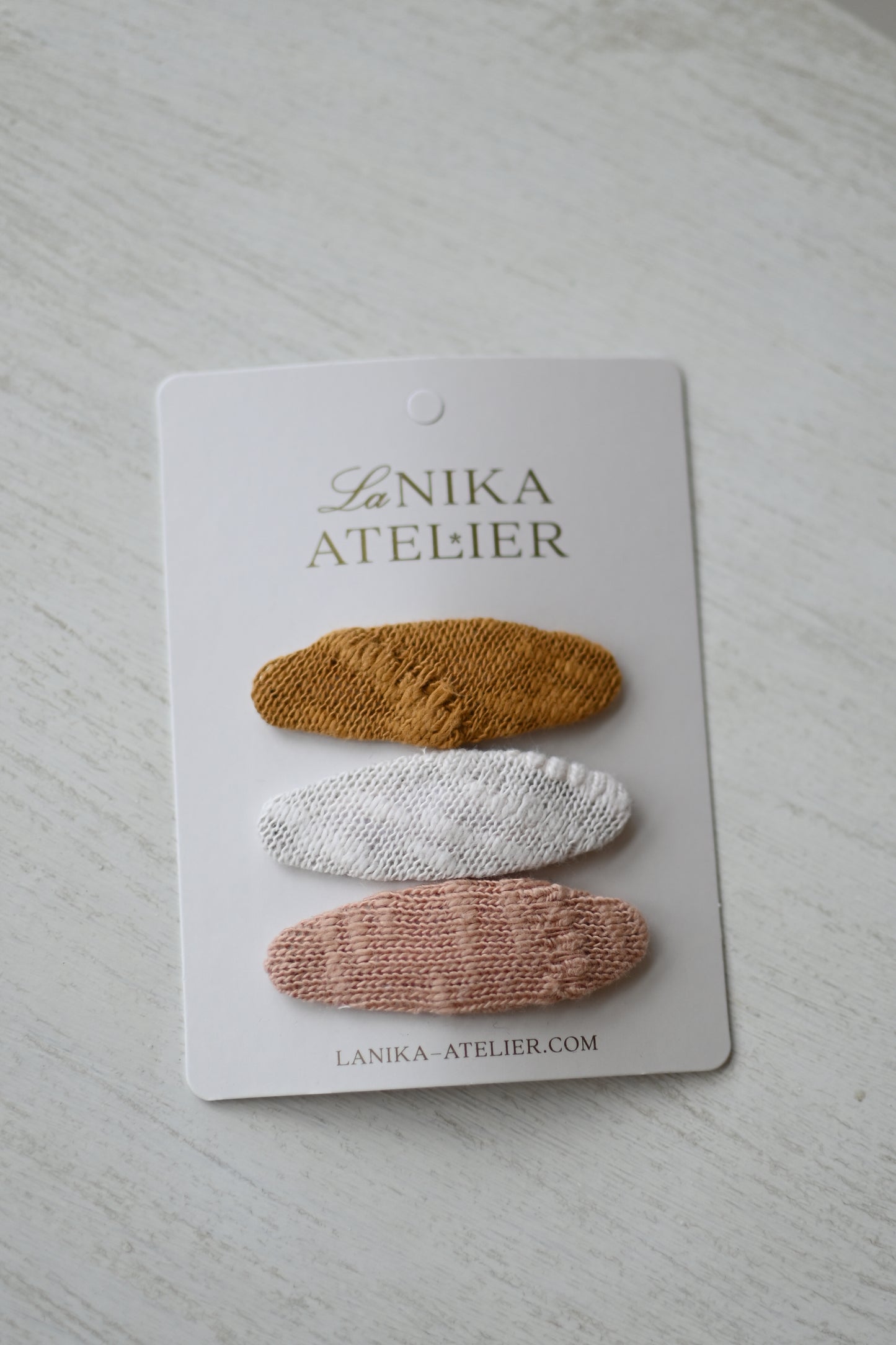 Špangice oval knit trio