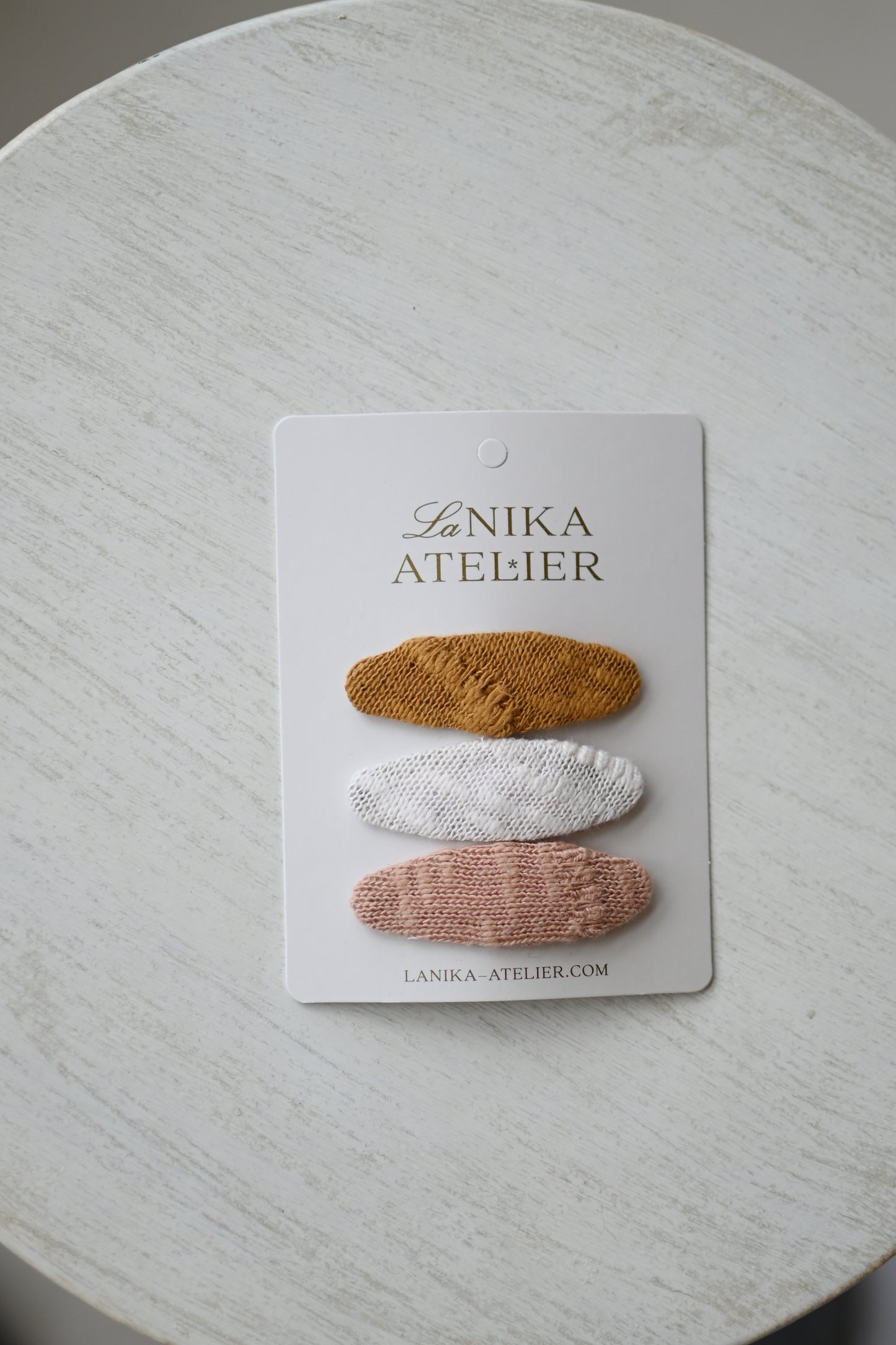 Špangice oval knit trio