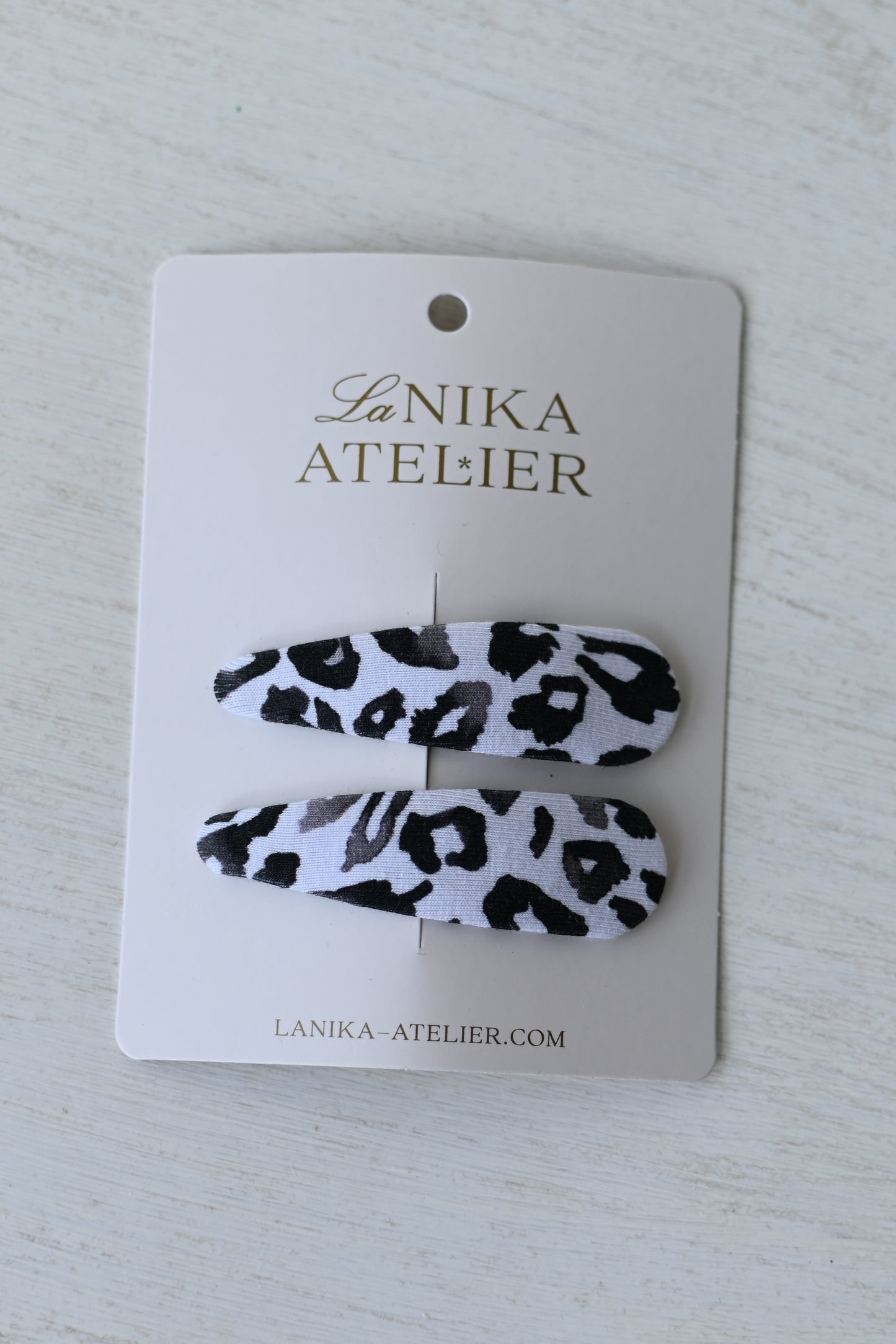 Špangice Black animal print