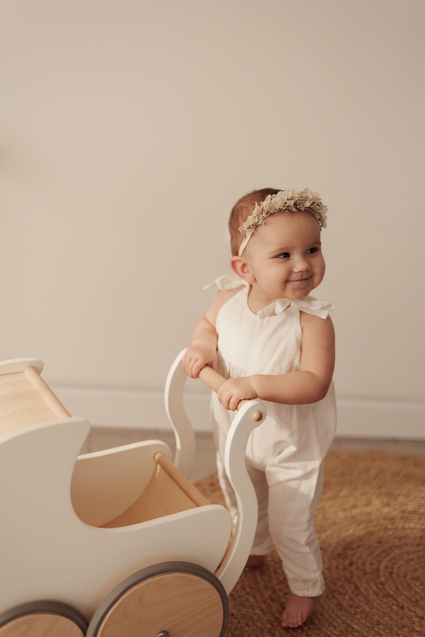 Unisex lan/bombaž romper