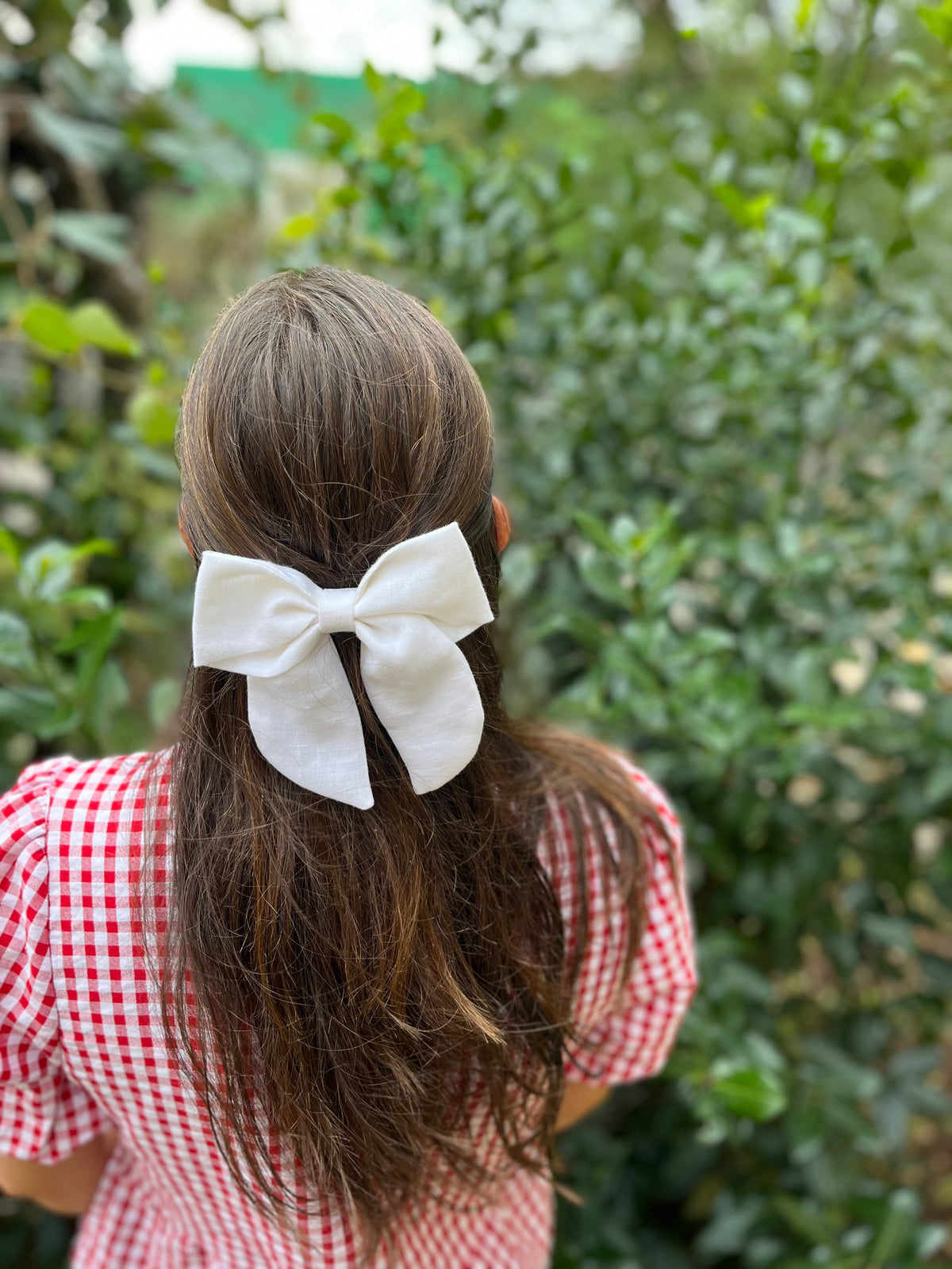 Lanena mašnica Sailor Bow: Large in Midi