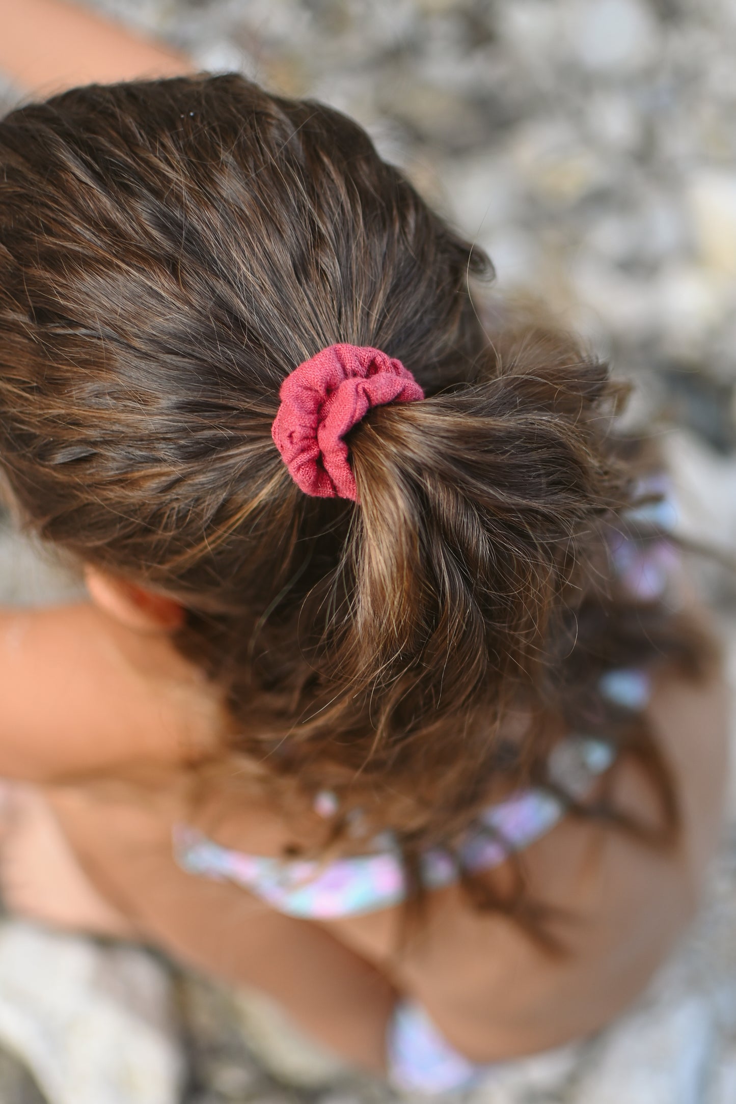 Skinny lanen scrunchie (elastike brez plastike)