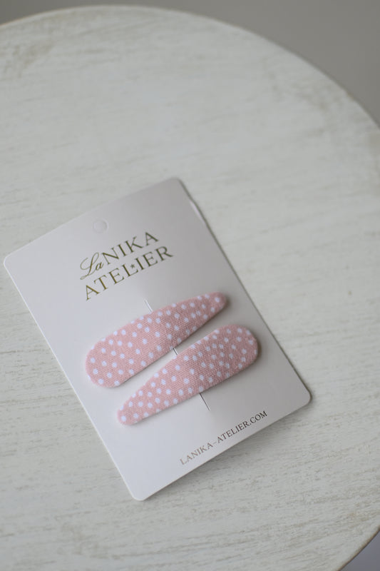 Špangice baby pink dots