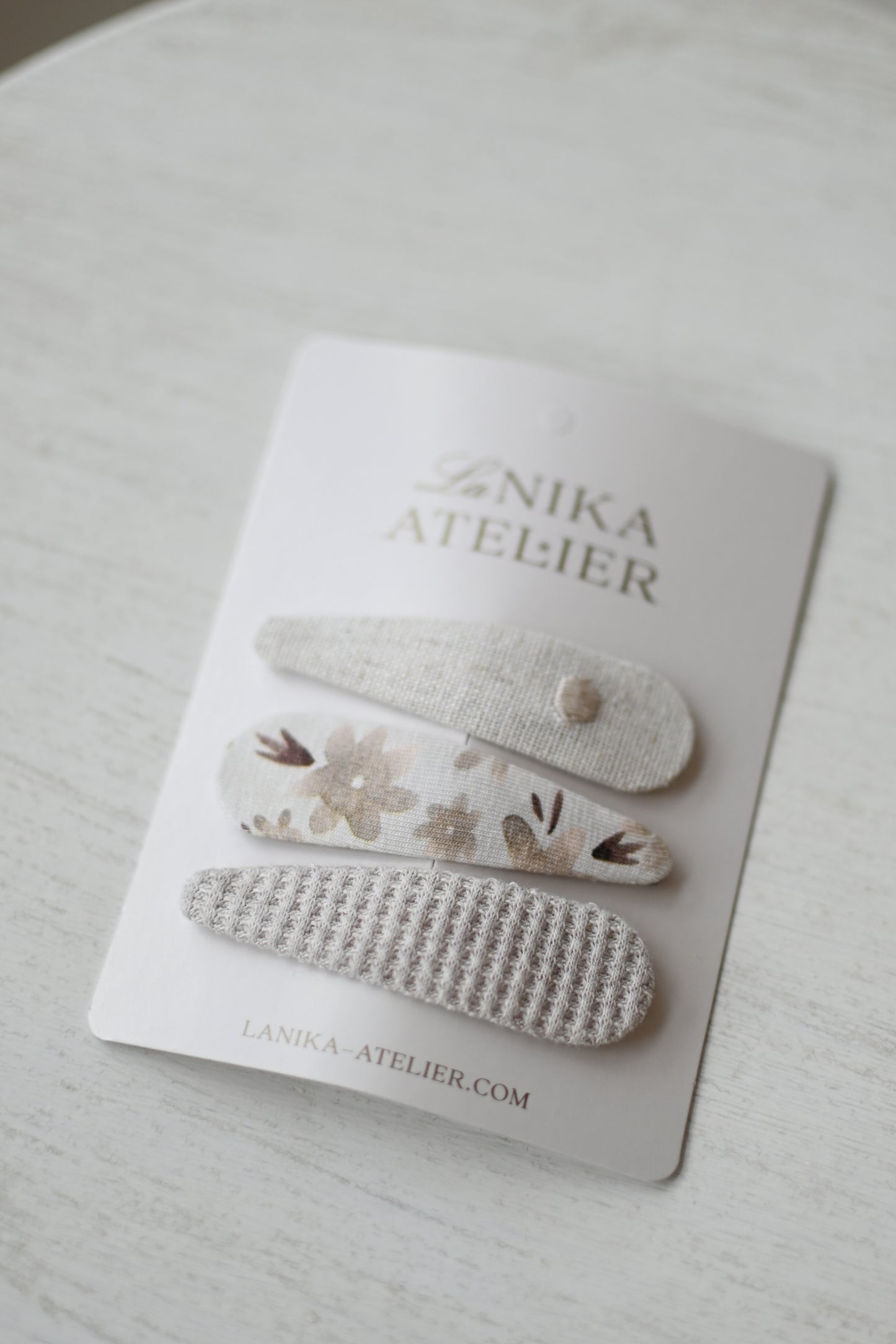 Špangice beige trio