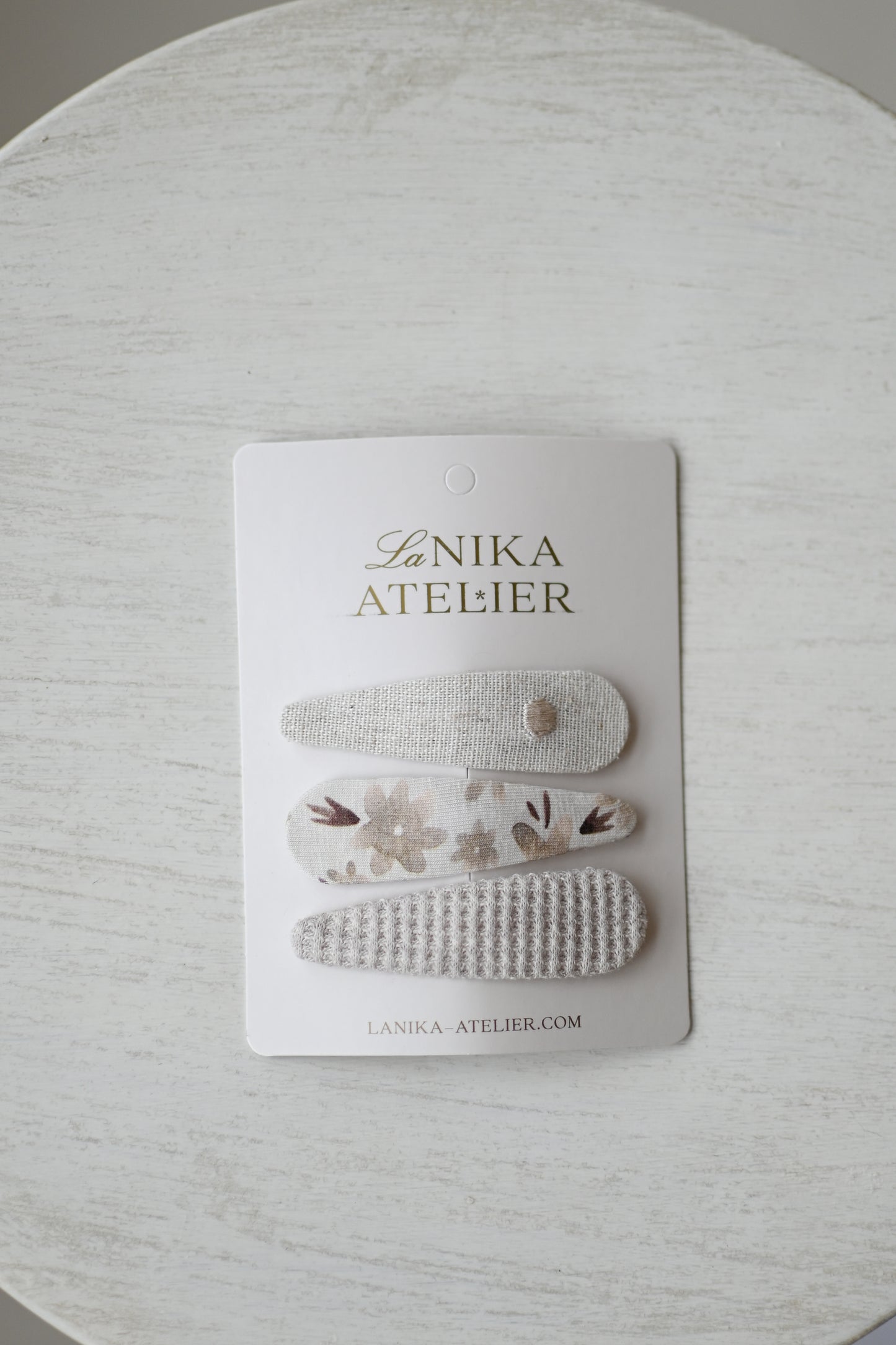 Špangice beige trio