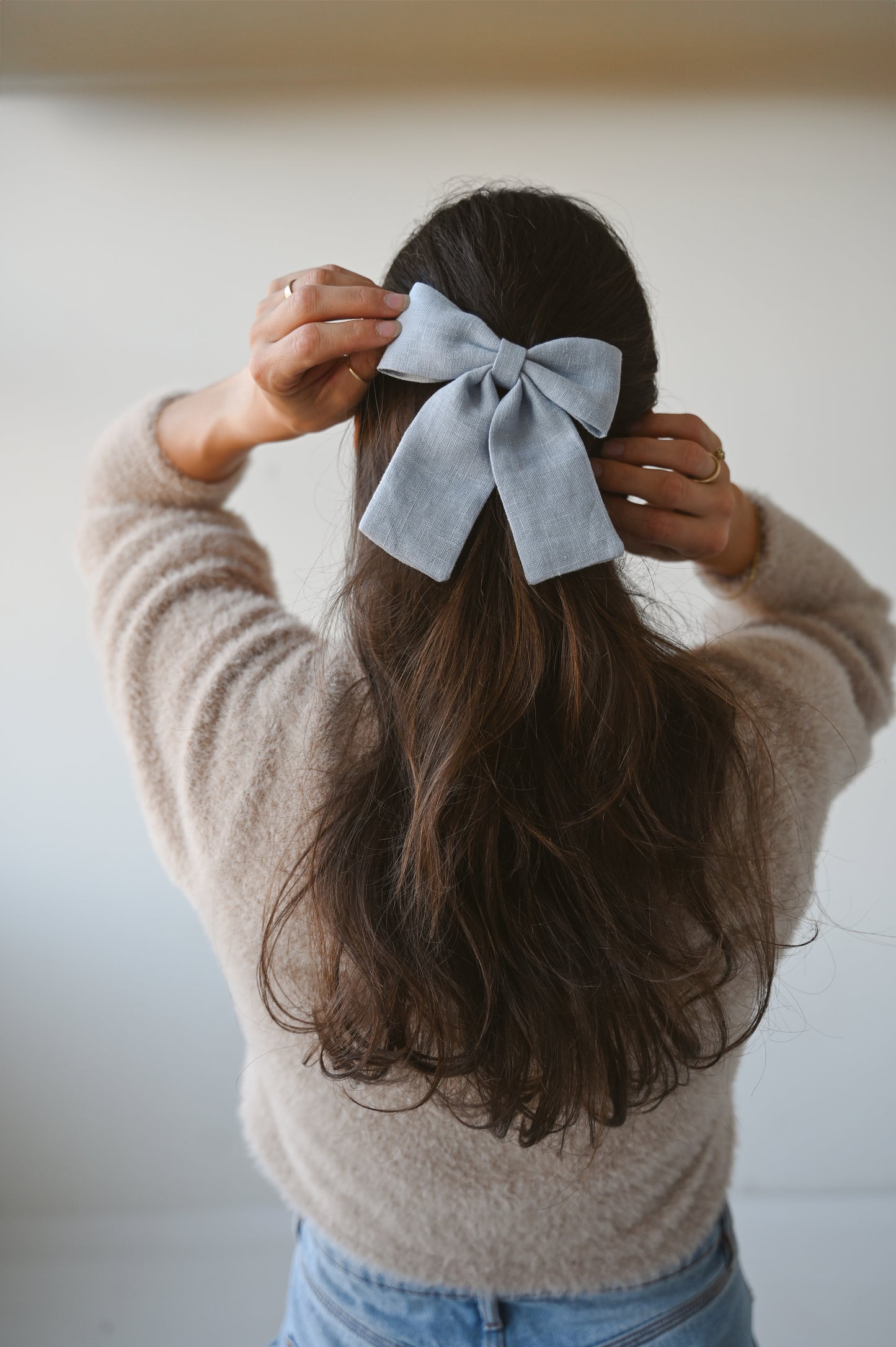 Large lanene mašnice