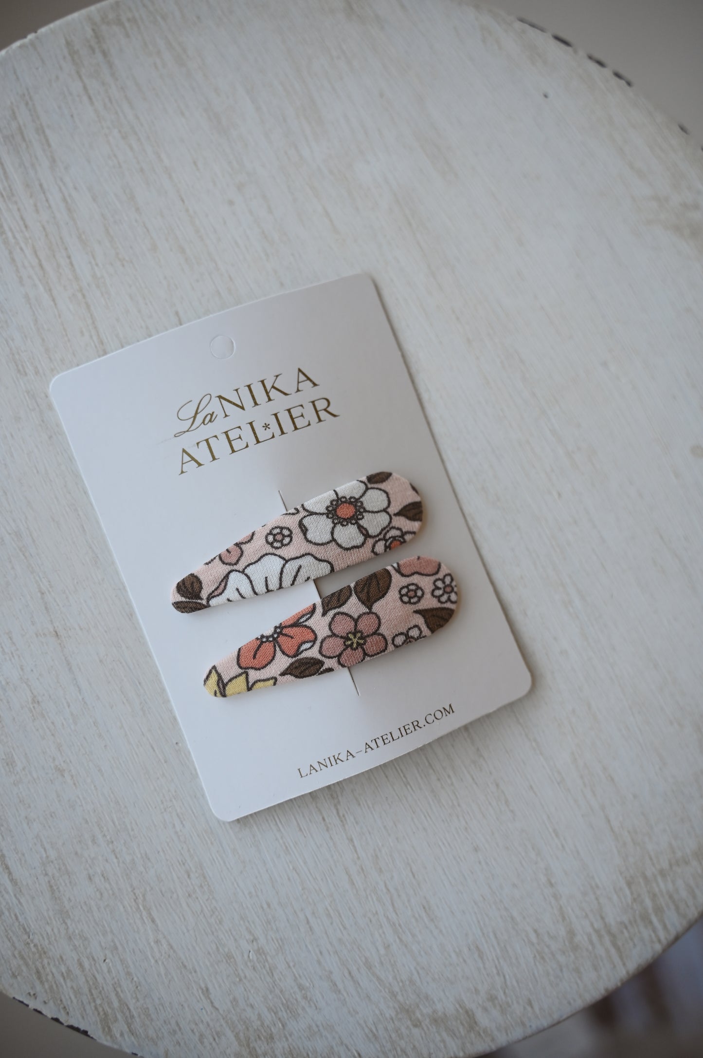 Špangice soft pink floral