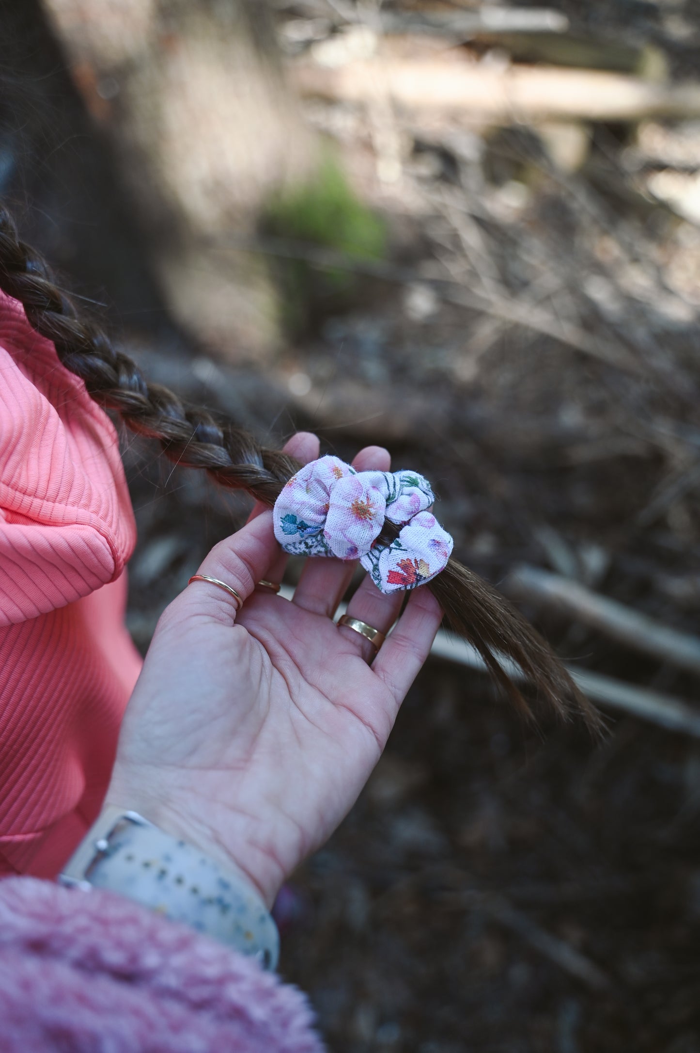 Pisane elastike za lase (regular scrunchie)