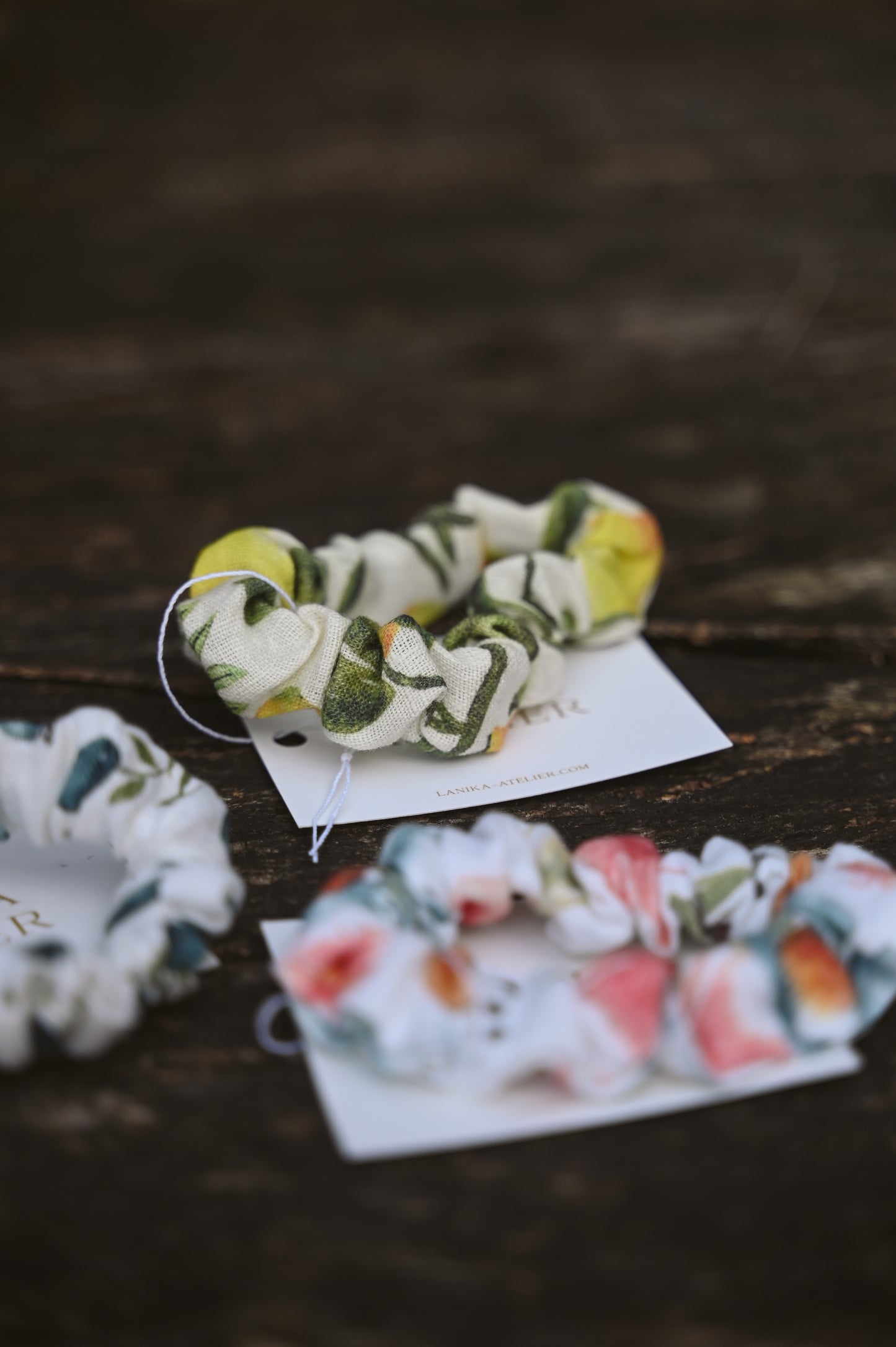 Pisane elastike za lase (regular scrunchie)