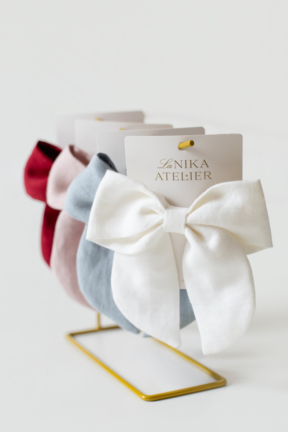 Lanena mašnica Sailor Bow: Large in Midi