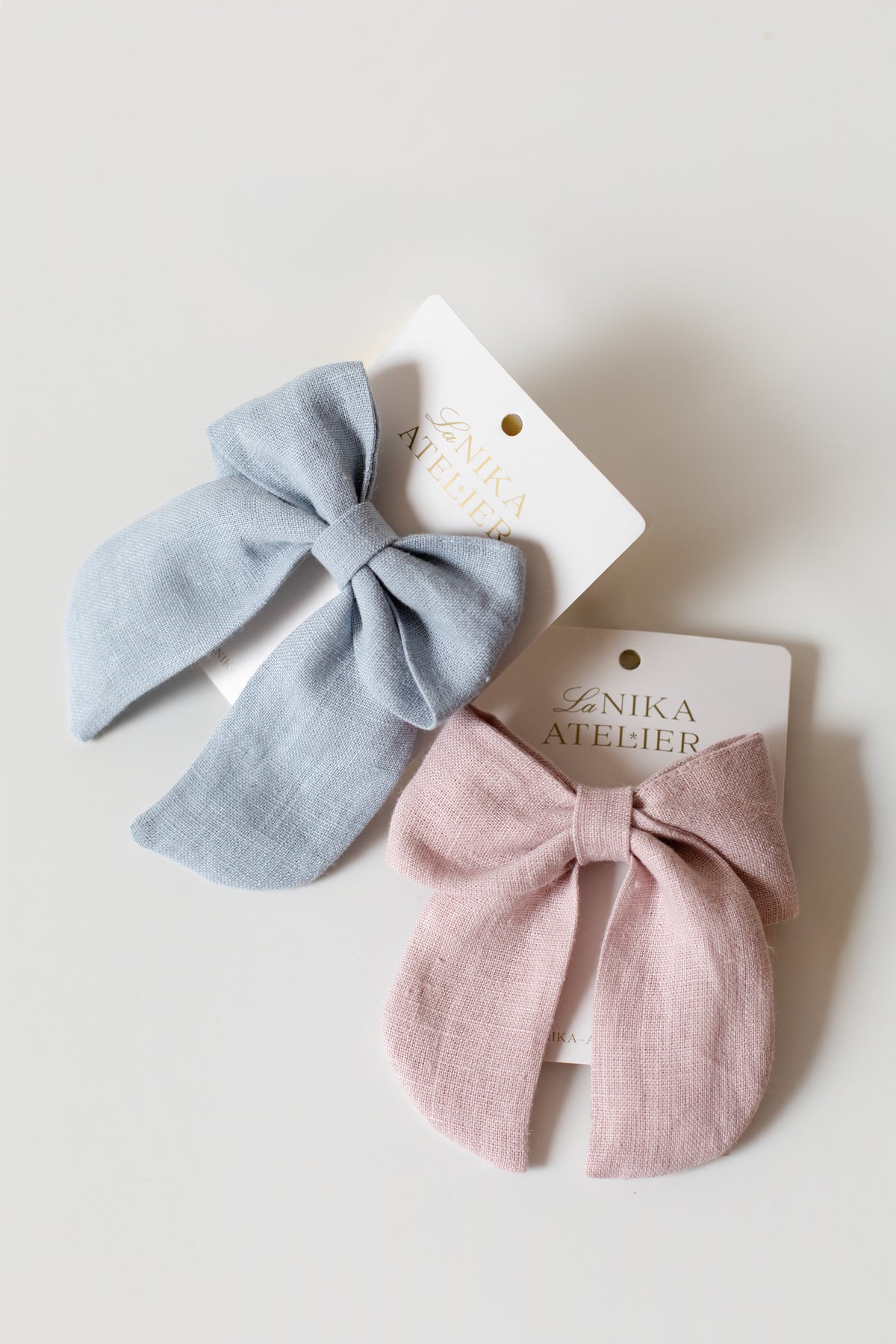 Lanena mašnica Sailor Bow: Large in Midi